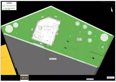Terrain à bâtir, 476 m²