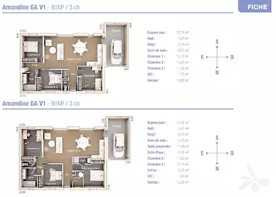 Maison neuve, 90 m²