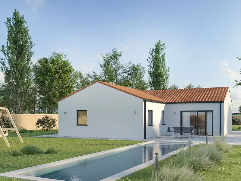 Maison neuve, 90 m² - Bournezeau (85480)