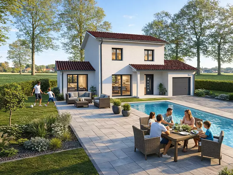 Maison neuve, 97 m² - Sérézin-du-Rhône (69360)