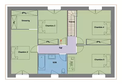 Maison neuve, 118 m²