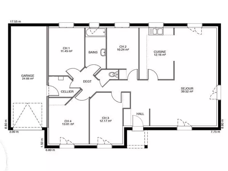 Maison neuve, 108 m² - Béruges (86190)