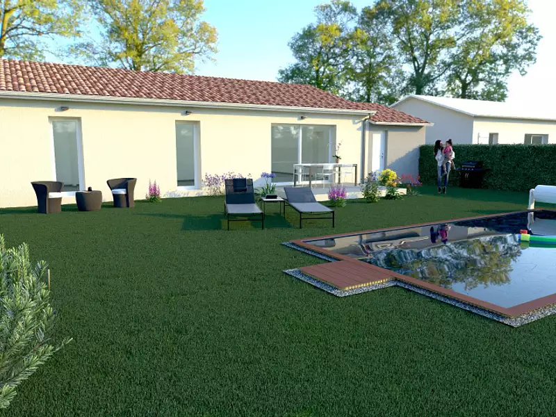 Maison neuve, 83 m² - Montberon (31140)