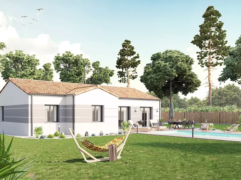 Maison neuve, 97 m² - Le Champ-Saint-Père (85540)