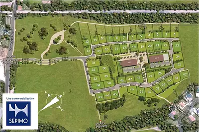 Terrain à bâtir, 605 m²