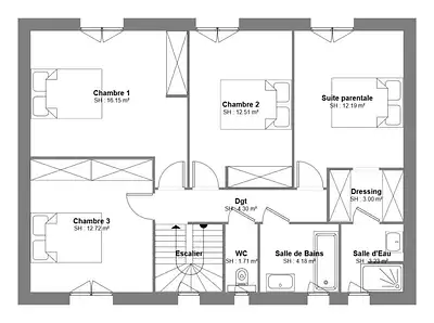 Maison neuve, 140 m²