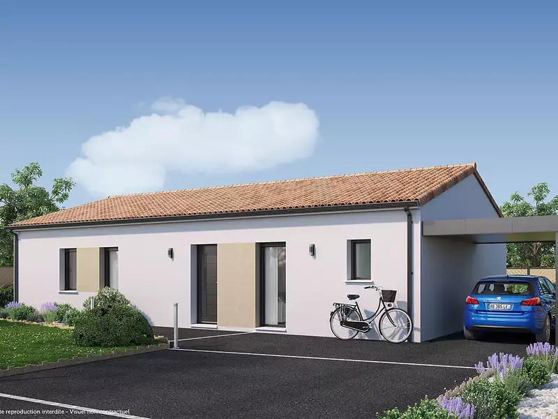 Maison neuve, 100 m² - Saint-Paul-du-Bois (49310)