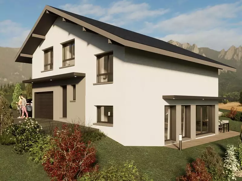 Maison neuve, 121 m² - Vers (74160)