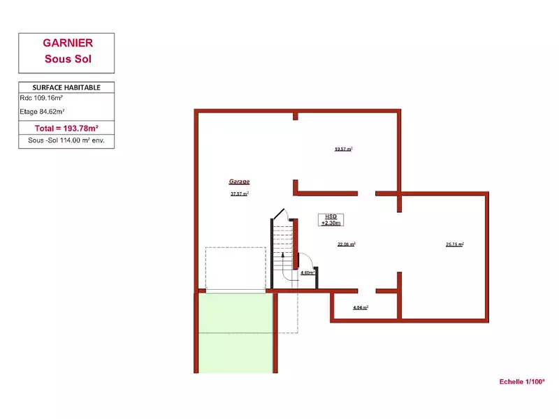 Maison neuve, 190 m² - Chennevières-sur-Marne (94430)