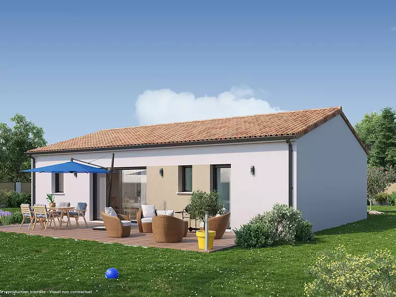 Maison neuve, 90 m² - Parempuyre (33290)