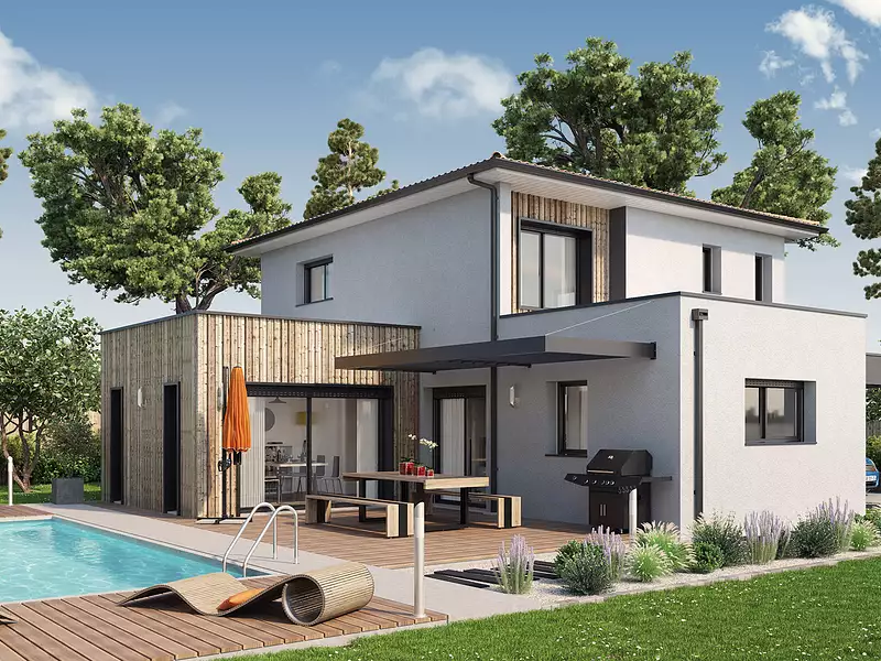 Maison neuve, 138 m² - Le Teich (33470)