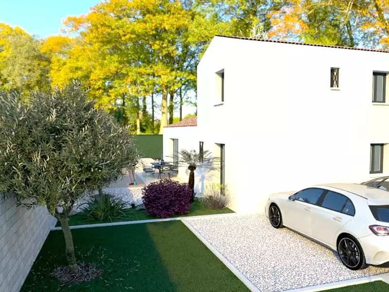 Maison neuve, 80 m² - Camps-la-Source (83170)