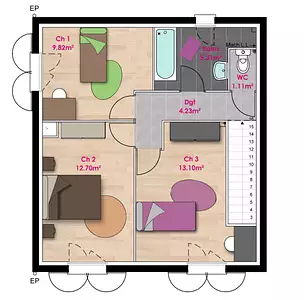 Maison neuve, 94 m²