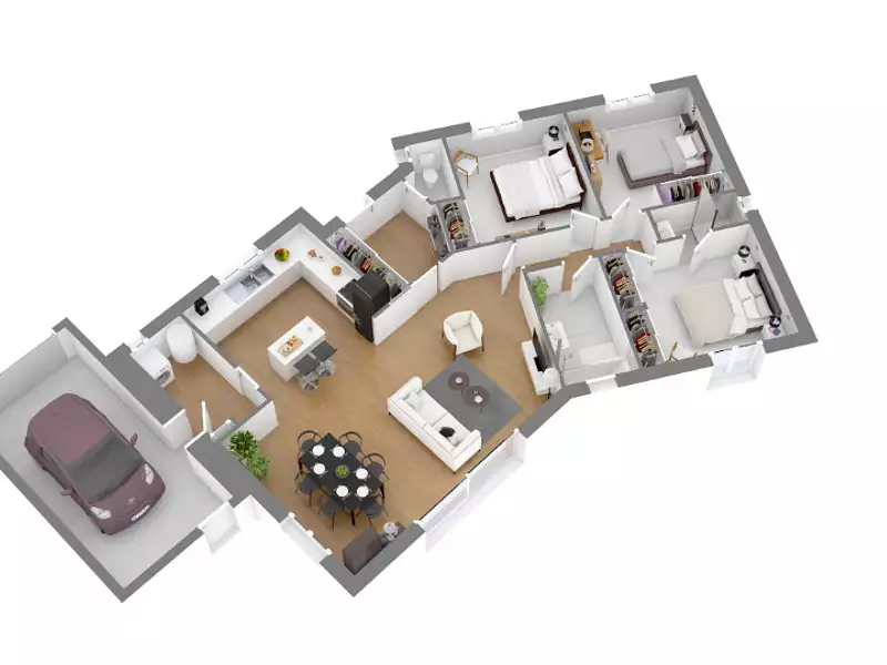 Maison neuve, 100 m² - Merville (31330)