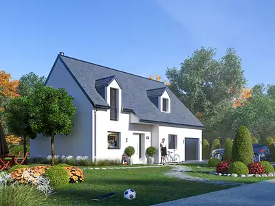 Maison neuve, 92,57 m²