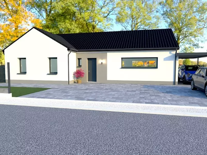 Maison neuve, 101 m² - Bois-Bernard (62320)