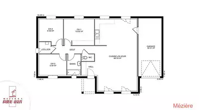 Maison neuve, 71 m²