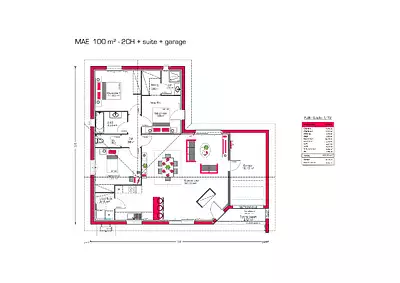 Maison neuve, 100 m²