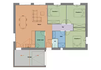 Maison neuve, 85 m²