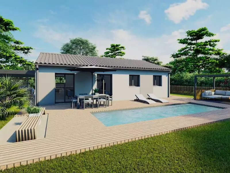 Maison neuve, 90 m² - Carlux (24370)