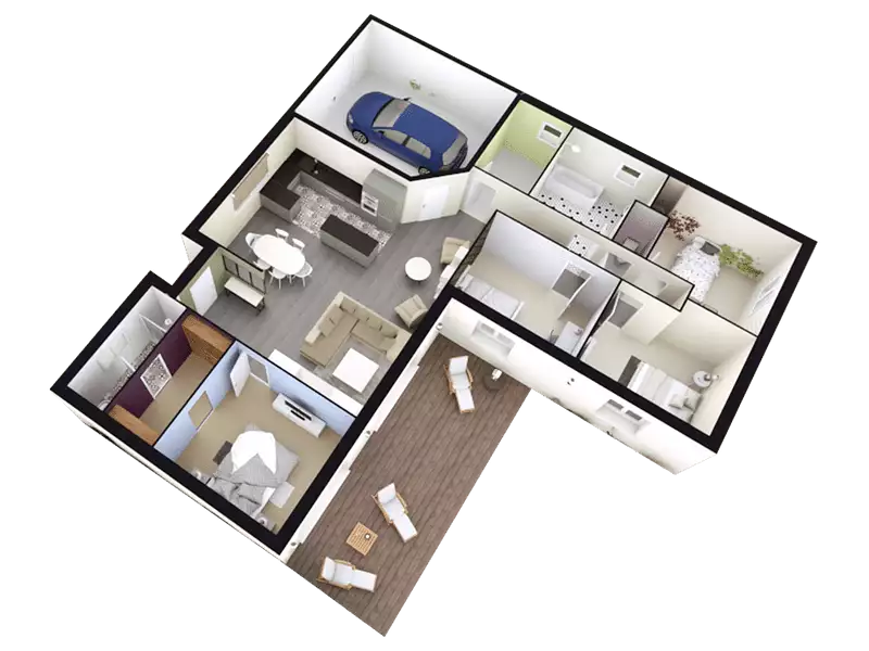 Maison neuve, 109 m² - Celles-sur-Aisne (02370)