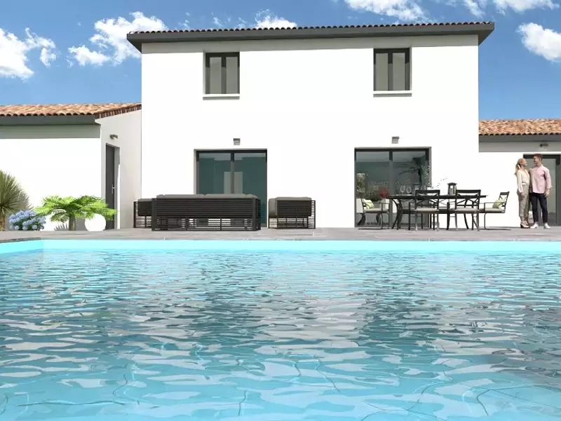 Maison neuve, 110 m² - Saint-Maurice-sur-Eygues (26110)