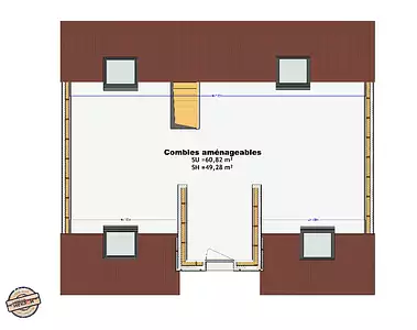 Maison neuve, 71 m²