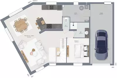 Maison neuve, 110 m²