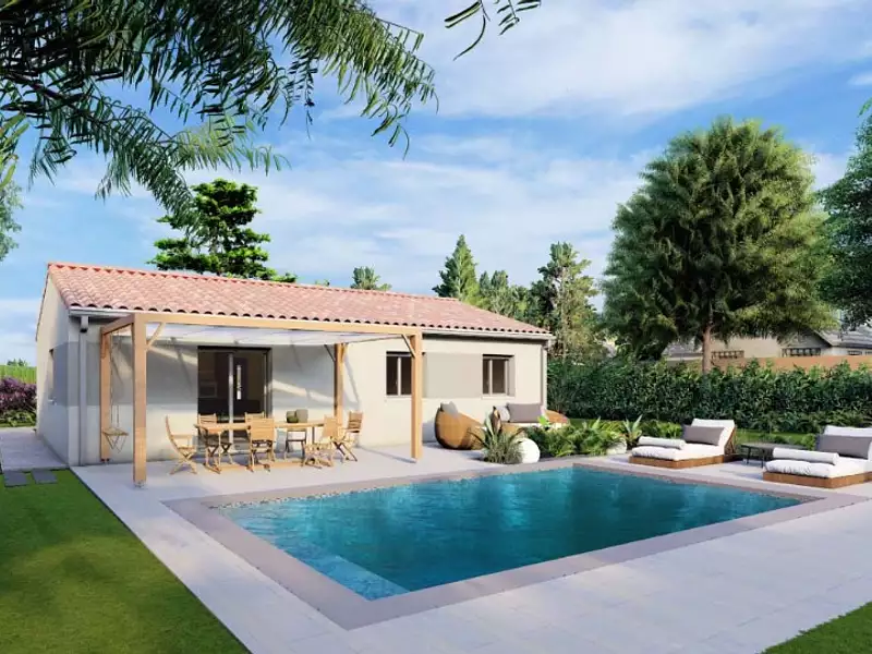 Maison neuve, 80 m² - Semussac (17120)