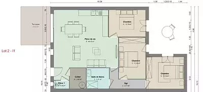 Maison neuve, 91 m²