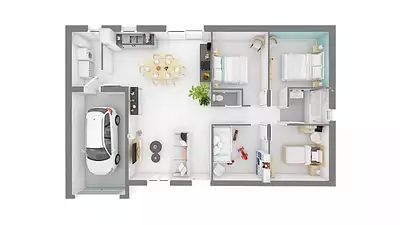 Maison neuve, 100 m²