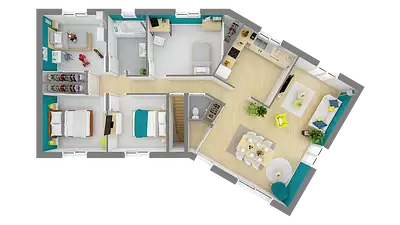 Maison neuve, 85 m²