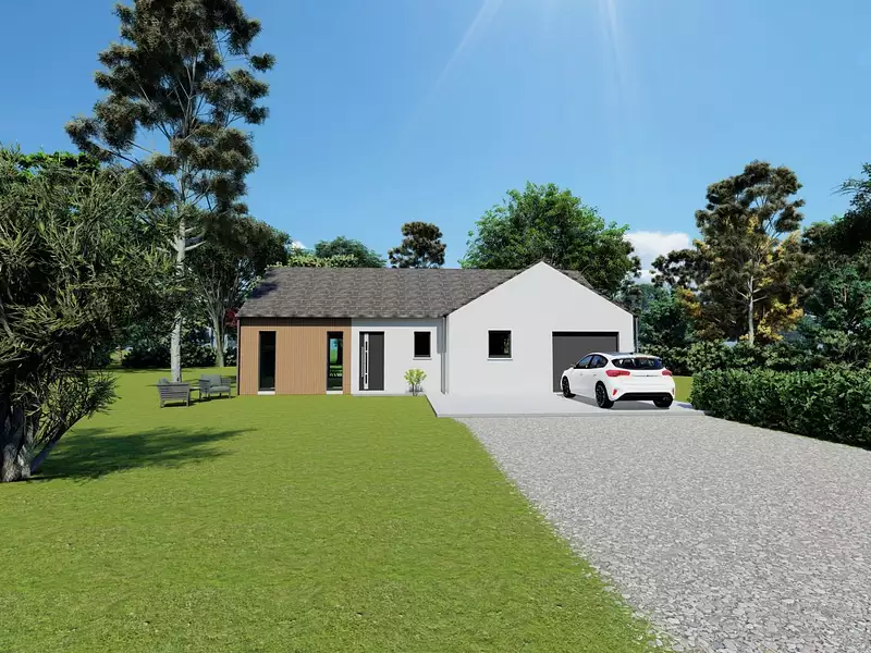 Maison neuve, 85 m² - Saint-Grégoire (35760)