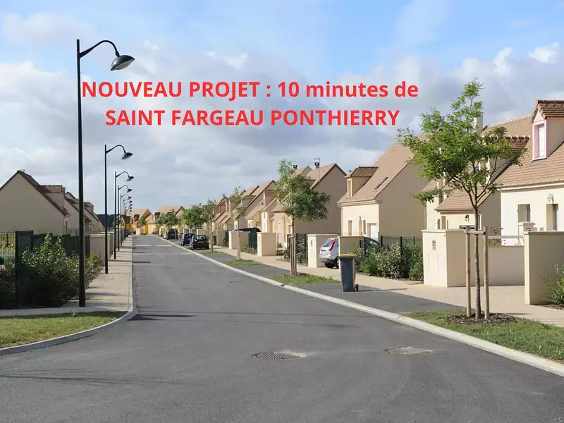 Maison neuve, 90 m² - Saint-Fargeau-Ponthierry (77310)
