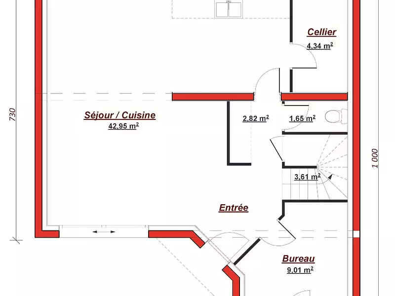 Maison neuve, 123 m² - Antony (92160)