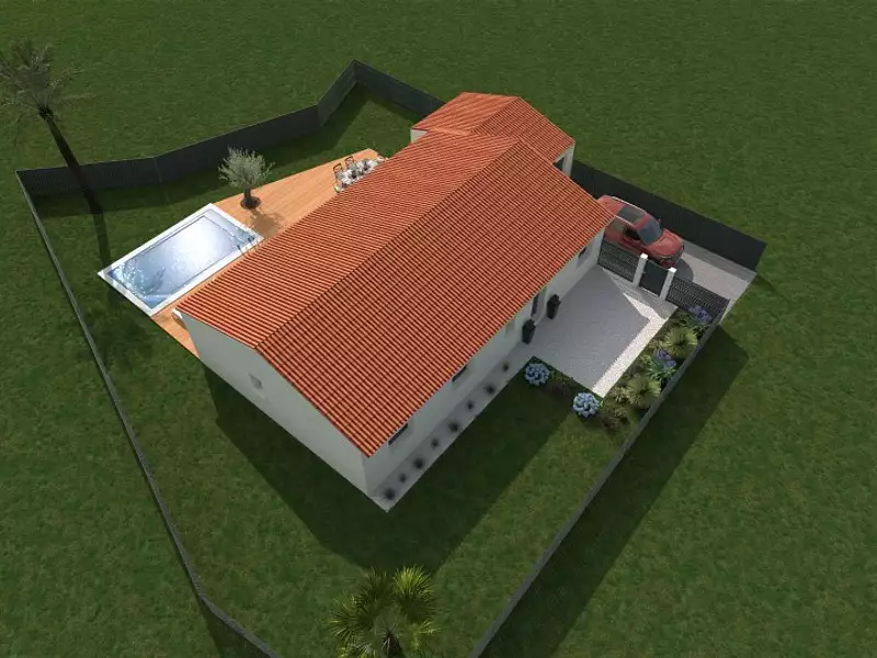 Maison neuve, 108 m² - Pollestres (66450)