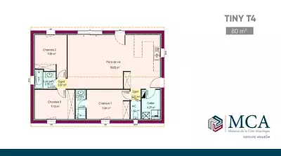 Maison neuve, 80 m²