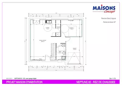 Maison neuve, 91 m²