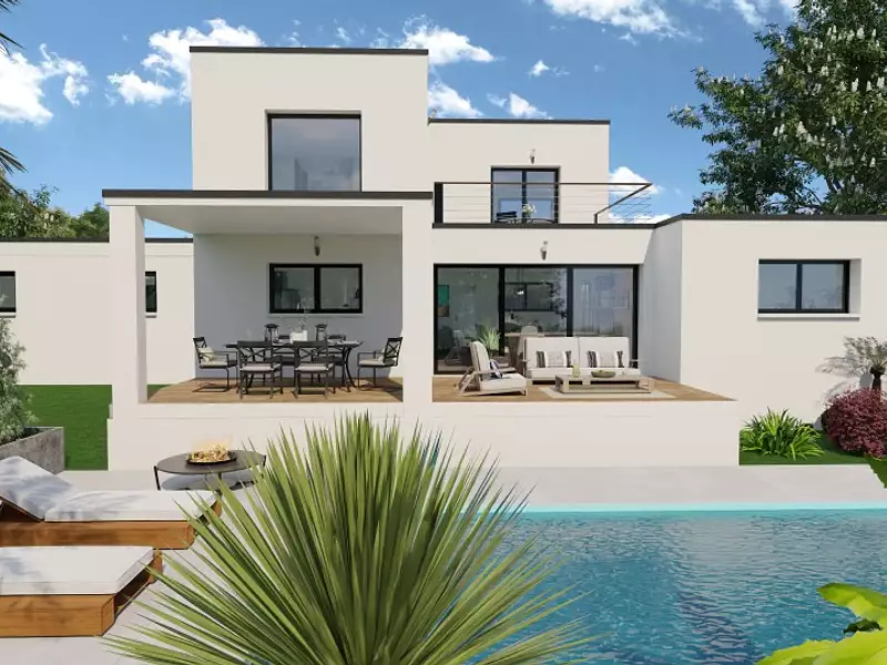 Maison neuve, 140 m² - Saint-Restitut (26130)