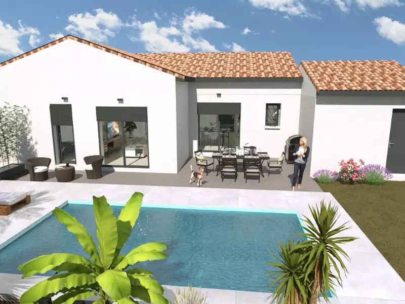 Maison neuve, 85 m² - Cuers (83390)