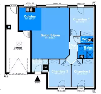 Maison neuve, 80 m²