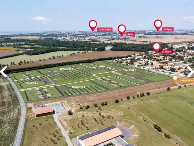 Terrain à bâtir, 450 m² - La Jarne (17220)