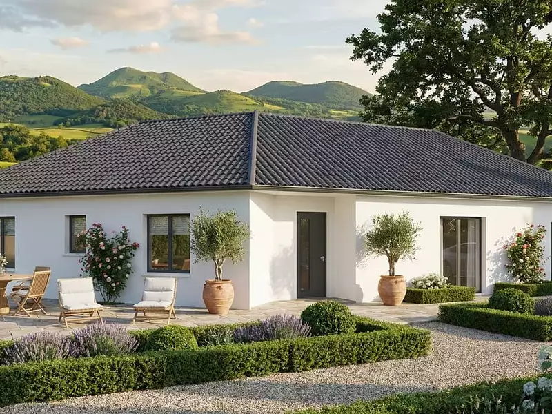 Maison neuve, 87 m² - Mons (63310)