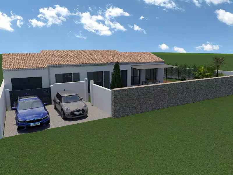 Maison neuve, 90 m² - Fontvieille (13990)