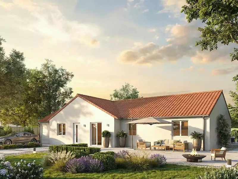 Maison neuve, 107 m² - Giffaumont-Champaubert (51290)