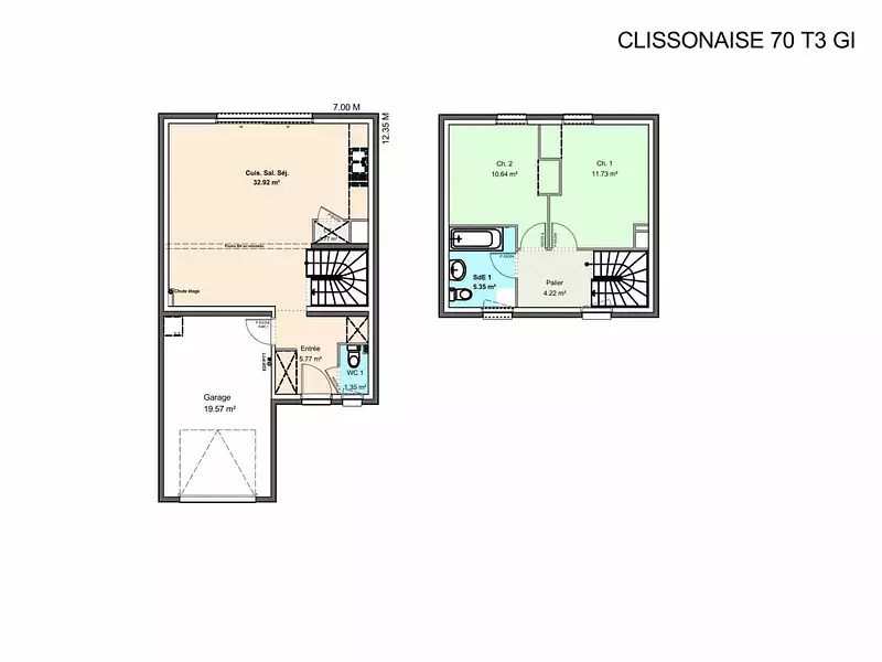 Maison neuve, 110 m² - Montaigu (85600)