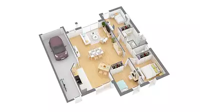 Maison neuve, 90 m²