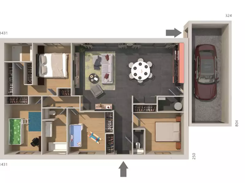 Maison neuve, 110 m² - Bizanet (11200)