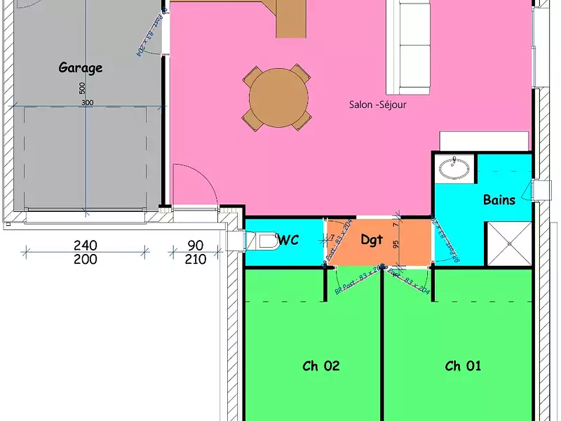 Maison neuve, 64 m² - Saint-Hilaire-de-Riez (85270)