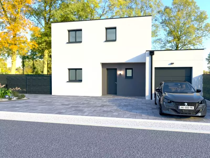 Maison neuve, 114 m² - Givenchy-en-Gohelle (62580)